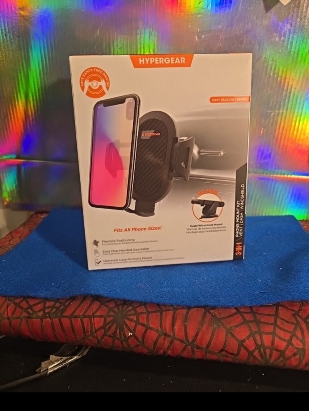 061426 Hypergear Phonemount Kit 3 In 1   Vent,Dash Windshield  New In Box #studi